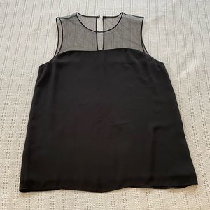 Aritzia Black Babaton Mesh Tank - size S